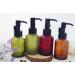 MZUU 1PCS 60ML/2OZ Empty Refillable Amber Frosted Glass Bottles with Pump Vial Cosmetic Cream Lotion Dispenser Jars Storage Container for Essential Oil Emulsion Essence Portable Travel Bottle - Buy Online on SooperMarket.com