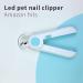 EPROICKS LED Pet Nail Clippers for Small Medium Dogs, Cats, Rabbits, and Guinea Pigs - Anti-Bloodline Cutting Grooming Tool (Blue) - Buy Online on SooperMarket.com