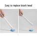 Disposable Toilet Brush Refills 16pcs Sponge Head Easily Clean Every Corner of Bathroom Water Soluble One Time Use Widely Use - Buy Online on SooperMarket.com