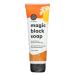 True Moringa Magic African Black Soap with Shea Butter Facial Cleanser - Organic Detox Face Wash with Moringa Oil - 100% Natural Moisturizing & Cleansing Soap 4 fl oz