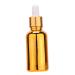 Gogogmee 1pc Essential Oil Dropper Bottle Perfume Drop Bottle Refillable Bottle Medical Dropper Bottle Essential Oil Perfume Refillable Drop Bottle Essential Oil Bottle Lab Pipette Bottle 9.4x2.8cm Golden