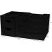 Mantello Bathroom Organizer Countertop - Makeup and Skincare Storage Solution - Vanity Organizer in Black Matte - Buy Online on SooperMarket.com