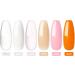 PEACECOLOR 8G 6PCS Acrylic Powder Set Clear Pink White Nude Orange Acrylic System Acrylic Nail Kit for Beginners DIY Nail Art Nails Extension No Nail Lamp Needed Professional Multicolor for Home DIY color 179 - Buy Online on SooperMarket.com
