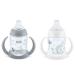 NUK Learner Cup 5oz 2-Pack Elephant/Zebra