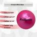 Pilates Mini Ball (10cm): Pink Accessory for AeroPilates, Yoga, Fitness & Strength - Buy Online on SooperMarket.com