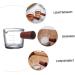 HOMSFOU 3 Pcs Milk Cup Espresso Shot Glass Creamer Mug Clear Cups Milk Creamer Jug Liquid Measuring Cups Turkish Coffee Glass Measuring Cups for Mini Heater Turkey Wood High Borosilicate 8.5X4.5X4.2CMx3pcs As Shownx3pcs - Buy Online on SooperMarket.com