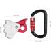 Lixada 24KN Rope Grab with Quick Lock for Rock Climbing Safety | Fall Protection & Rescue Lanyard Grab - Buy Online on SooperMarket.com