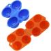 GLEAVI 6 Pcs Eggs 2 Grids Egg Case for Bbq Snap Lock Egg Holder for Fishing Barbecue Storage Box Travel As Shownx3pcs Mx3pcs - Buy Online on SooperMarket.com
