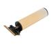 Hair Clipper Ultra Short Pitch Electric Hair Clipper for Beauty Salon Hair Salon Dress Professional Stylist (Gold)