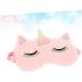 Child's Pink Embroidered Eye Mask with Makeup Eyeshadow Design - 1 Count - Buy Online on SooperMarket.com