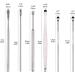 BAIRU 6PCS Pocket Ear Wax Removal Tool Set in Portable Aluminium Alloy Bottle - Buy Online on SooperMarket.com