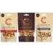 Cambrook | Hickory Smoke Seasoned Almonds & Cashews 80g | Sweet Chilli Peanuts & Cashews 80g | Caramelised Peanuts With Sesame Seeds 80g