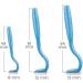 Wacnune 3Pcs Tick Remover Tool Painlessly Tick for Dogs Cats and Humans Pets Blue - Buy Online on SooperMarket.com