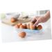 Mikikit Egg Storage Container 2pcs 10 Eggs Storage Container Egg Cartons Portable Egg Holder Egg Tray Refrigerator re-usable Green 24.5*10.5*7cm - Buy Online on SooperMarket.com