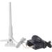 UAYESOK VHF Marine Base Antenna 48 Fiberglass Waterproof Boat Antenna | Adjustable Ratchet Mount - Buy Online on SooperMarket.com
