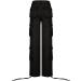 Gufesf Women's Baggy Cargo Pants - Trendy Low Waist Wide Leg Trousers with Big Pockets | Y2K Streetwear Fashion - Ak-a-black, Large - Buy Online on SooperMarket.com