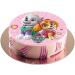 Dekora Paw Patrol Skye & Everest Edible Cake Topper - 20 CM Round Birthday Decoration - Buy Online on SooperMarket.com