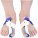 allesoky Get Instant Foot Pain Relief with our Hallux Valgus Corrector - Invisible Toe Straightener Bunion Corrector & Splint for Men and Women. Orthopedic Toe Brace with Toe Separators & Spacers.