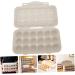 Hemoton Box Outdoor Egg Carton Eggs Vintage Refrigerator Wear-resistant Egg Organizer Household Egg Rack - Buy Online on SooperMarket.com