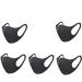 5PCS Reusable Cotton Fabric Fashion Protective Unisex Black Dust Cotton Washable