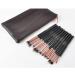 DFHBFG 12-Piece Professional Eye Shadow Brush Set | Complete Makeup Tools for Flawless Eyes | International Shipping Available - Buy Online on SooperMarket.com