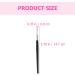 FOYTOKI 15 Pcs Silicone Eyeshadow Brush Make up Sponges Lip Balm Brush Makeup Tool Plastic Handle - Buy Online on SooperMarket.com