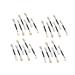 Baluue 30pcs Eyeshadow Brush Kit Eyeshadow Brush Applicator Double-headed Eyeshadow Brush Concealer Brush