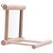 HANZE Bird Mirror and Swing Set for Parrots - Wooden Toy for Macaws, Lovebirds, Cockatiels - 2 Pack - Buy Online on SooperMarket.com