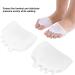 Silicone Bunion Straightener - Hallux Valgus Corrector & Toe Protector for Pain Relief | 1 Pair (White) - Buy Online on SooperMarket.com