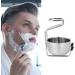 Vepoty 2-in-1 Stainless Steel Shaving Mug & Brush Stand Holder | Premium Grooming Tool for a Perfect Shave - International Shipping Available - Buy Online on SooperMarket.com