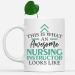 Funny Nursing Instructor Ceramic Mug 11oz This Is What An Awesome Nursing Instructor Looks Like Gifts For Coworkers