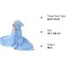 Hooded Baby Towel - Ultra Soft, Absorbent Beach/Bath Towel 70x140 cm (Blue) - Buy Online on SooperMarket.com