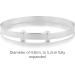 Molly Brown London Sterling Silver Baby Bangle | Christening Keepsake and New Baby Gift - Buy Online on SooperMarket.com