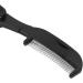Metal Teeth Eyebrow Comb 2 in 1 Eyelash Teeth Comb Black Eyelash Brush and Comb Stainless Steel Dual Heads Foldable Grooming Teeth Eyebrow Brush for Makeup - Buy Online on SooperMarket.com