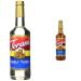 Torani Vanilla Coffee Syrups 0.75 L & Salted Caramel Flavour Syrup PET (Plastic) 750ml