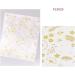 8 Sheet Gold Silver Nail Art Stickers Glitter Metallic Chains Wave Stripe Lines Stars Nail Sticker Self-adhesive Striping Tape for Nail Lovers - Buy Online on SooperMarket.com