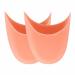 1 Pair Toe Protectors Pointe Shoes Protectors Ballet Dance Shoe Toe Pads Toe Covers Toe Protectors (White *1 Pair Or Skin Color *1 Pair) Glass Cuticle Pusher (Pink One Size)