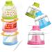 Portable 3-Layer Formula Dispenser for Travel & Outdoor Activities - Milk Powder & Snack Storage Container for Nighttime Nursing - Buy Online on SooperMarket.com