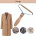 Portable Lint Remover Non-Damaging Pet Hair Cleaner & Clothes Fuzz Shaver for Rugs Couch and Furniture - Reusable Brown Carpet Scraper - Buy Online on SooperMarket.com