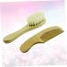 Beavorty 2pcs Baby Hair Brush and Comb Set - Gentle Hair Cleaning for Toddlers | Wooden Shower Brush for Babies - Buy Online on SooperMarket.com
