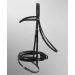 Passier bridle Apollo black patent noseband special with reins size horse: VB Black VB