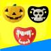 3pcs Funny Halloween Silicone Baby Pacifiers - Pumpkin, Skeleton, Vampires Fangs | Perfect for Halloween Party Favors & Gifts - Buy Online on SooperMarket.com