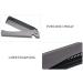 Folding Stainless Steel Beard Comb with Round Teeth - Pocket Size for Household, Barber & Salon Use (2#) - Buy Online on SooperMarket.com