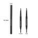 Buy Waterproof Double-Head Eyebrow Pen - 5 Color Options Triangle Tip Stencil & Brush Included - Buy Online on SooperMarket.com
