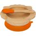 Beaubaby Wombat Bamboo Suction Bowl and Spoon Set - Orange | Baby Feeding Bowl with Silicone Suction Ring - Buy Online on SooperMarket.com