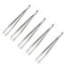 DAEDALUS Eyebrow Tweezers Stainless Steel Precision Hair Removal Beauty Tool 5 Pack