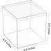 Clear Acrylic Square Cube Box with Lid - 5.9x5.9x5.9 Inches - Plastic Storage Organizer for Candy, Jewelry, Coins, Crafts & Sewing Supplies - Buy Online on SooperMarket.com
