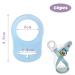 Norhogo 10-Piece Silicone Ring Set for Pacifiers - BPA-Free Ten Colors Baby Silicone Ring Holder - Buy Online on SooperMarket.com