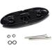 MIZUGIWA 4-1/2 inch Folding Cleat Black Marine Stainless Steel Boat Dock Cleat - 2PCS - Buy Online on SooperMarket.com