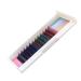 Rainbow Colored Eyelash Extensions - Scala 12 Rows B Curl 0.10mm Thickness Faux Mink 13mm Length - International Shipping Available - Buy Online on SooperMarket.com